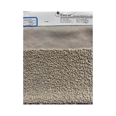 Peso medio 100% poliestere colore massello tessuto di velluto Teddy per abbigliamento 58/60" larghezza