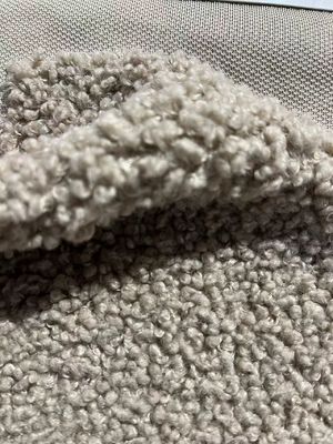 Peso medio 100% poliestere colore massello tessuto di velluto Teddy per abbigliamento 58/60" larghezza