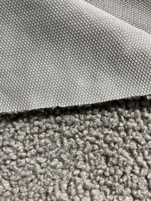 Peso medio 100% poliestere colore massello tessuto di velluto Teddy per abbigliamento 58/60" larghezza