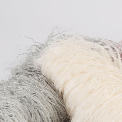 Personalizzare il colore Long Pile tessuto artificiale di pelliccia mongola in stile semplice da PANTONE