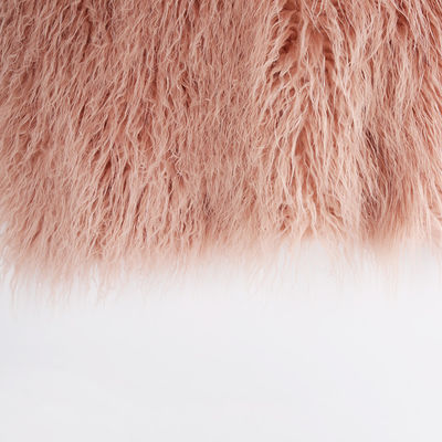 Personalizzare il colore Long Pile tessuto artificiale di pelliccia mongola in stile semplice da PANTONE