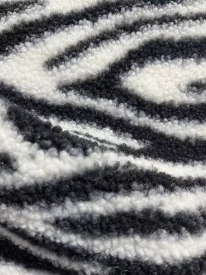 Tessuto di Teddy stampato su misura caldo 100% poliestere a maglia per cappotto e giocattolo Larghezza 58/60