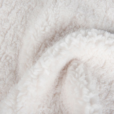 Cappotto invernale in tessuto a guscio morbido con disegno a maglia e pelliccia di Teddy Sherpa a maglia