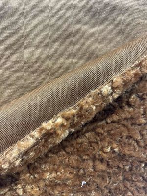 100% tessuto Teddy in poliestere per abbigliamento/sofà