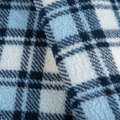 100% tessuto in poliestere sherpa tessuto di velluto per abbigliamento