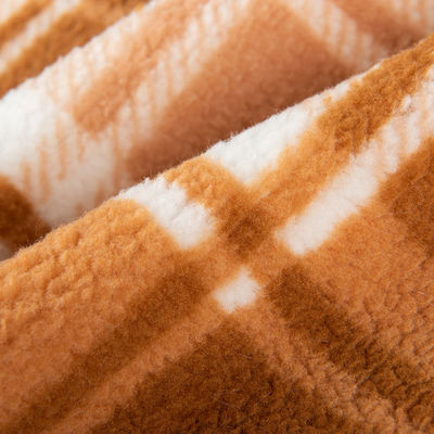 100% tessuto in poliestere sherpa tessuto di velluto per abbigliamento