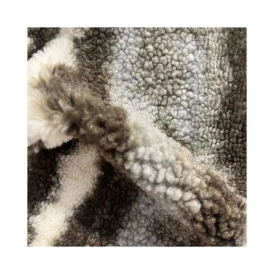 100% tessuto in poliestere sherpa in larghezza 58/60 "per decorazioni personalizzate