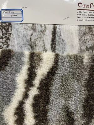 100% tessuto in poliestere sherpa in larghezza 58/60 "per decorazioni personalizzate