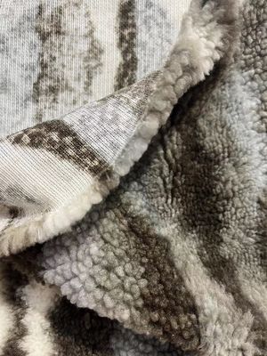 100% tessuto in poliestere sherpa in larghezza 58/60 "per decorazioni personalizzate