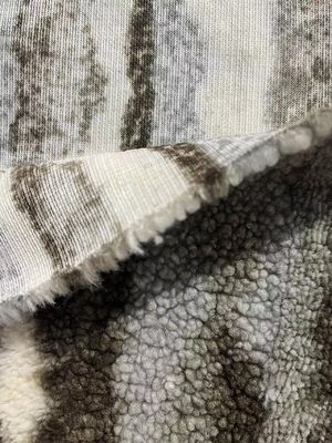 100% tessuto in poliestere sherpa in larghezza 58/60 "per decorazioni personalizzate