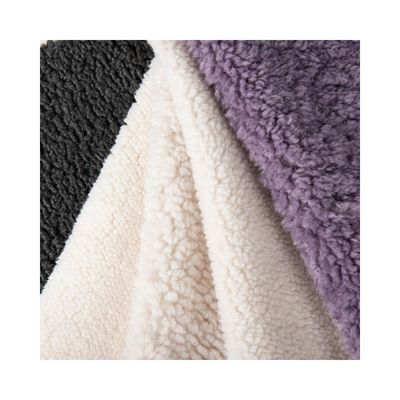 Disegno popolare Hometextile SOLIDS Modello tessuto di poliestere suede per abbigliamento e divano
