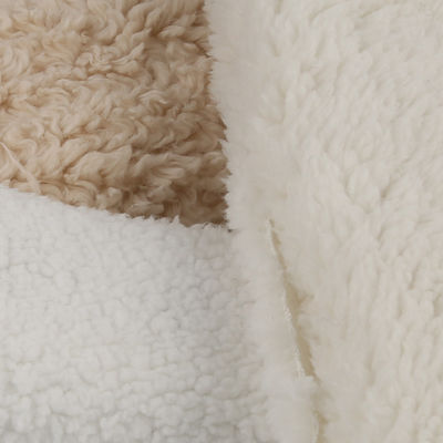 100% poliestere Micro Polar Sheepskin Sherpa Fleece Copertura con materiale resistente alle lacrime