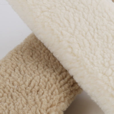 100% poliestere Micro Polar Sheepskin Sherpa Fleece Copertura con materiale resistente alle lacrime