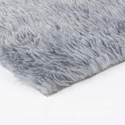 Abbigliamento Tintura solida a pila corta Acrilico Pelliccia di coniglio Tessuto 100% Acrilico Materiale anteriore