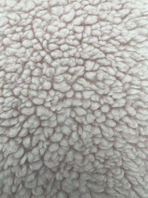 Tessuto Teddy in lana di Sherpa 100% poliestere Peso pesante per abiti invernali