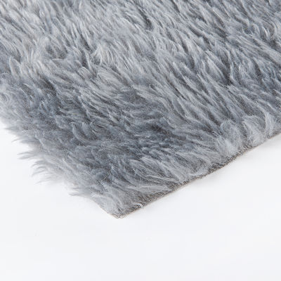 Abbigliamento Tintura solida a pila corta Acrilico Pelliccia di coniglio Tessuto 100% Acrilico Materiale anteriore