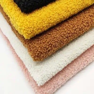 Modello stampato Tessuto a maglia di pelliccia di Teddy per cappotto