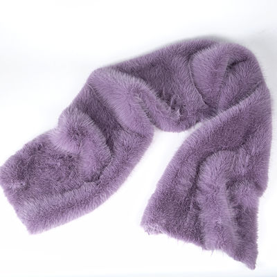 Tessuto di pelliccia di volpe finta morbido e lussuoso per cappotto da donna Sciarpa Pom Pom Pelliccia larghezza 58/60