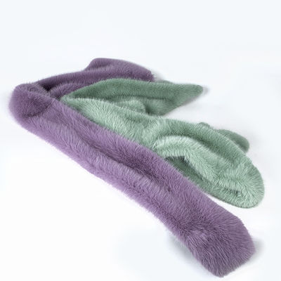 Tessuto di pelliccia di volpe finta morbido e lussuoso per cappotto da donna Sciarpa Pom Pom Pelliccia larghezza 58/60