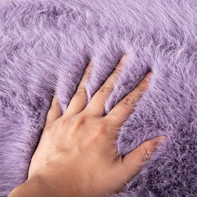 Tessuto di pelliccia di volpe finta morbido e lussuoso per cappotto da donna Sciarpa Pom Pom Pelliccia larghezza 58/60