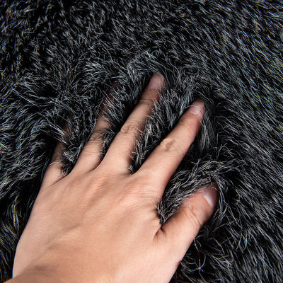 Tessuto di pelliccia finta a pila lunga per la personalizzazione dell'abbigliamento con materiale di peluche arcilico al 100%