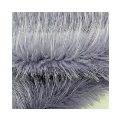 Materiale anteriore 100% acrilico, capelli lunghi, tessuto di pelliccia finta per la distribuzione