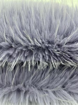 Materiale anteriore 100% acrilico, capelli lunghi, tessuto di pelliccia finta per la distribuzione
