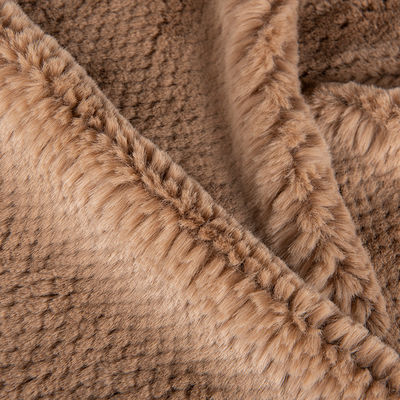 Fabrica di pellicce corto di design con pelliccia finta Sherpa Teddy con materiale anteriore 100% poliestere