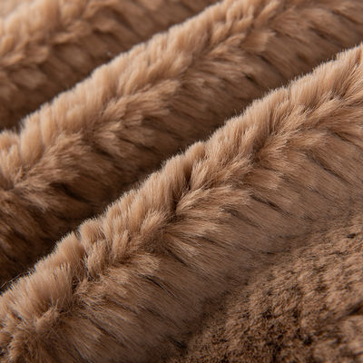 Fabrica di pellicce corto di design con pelliccia finta Sherpa Teddy con materiale anteriore 100% poliestere