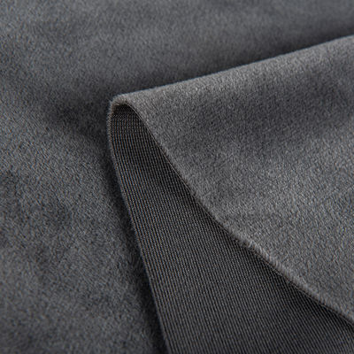 Tessuto di velluto di peluche corto 95%Polyester 5%Spandex Elastico colore personalizzato Stile semplice