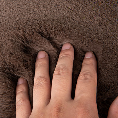 Tessuto a maglia per cappuccio e sciarpa 100% poliestere Fake Rabbit Fake Fur