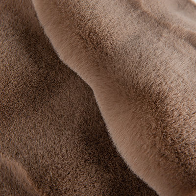 Tessuto a maglia per cappuccio e sciarpa 100% poliestere Fake Rabbit Fake Fur