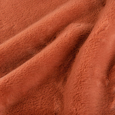 Tessuto di pelliccia di coniglio a maglia per abiti comodi e alla moda