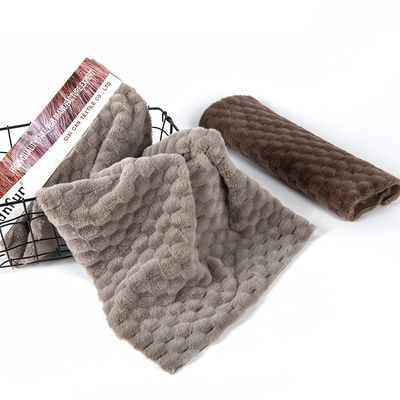 Tissu di pelliccia di coniglio finto per abbigliamento/tessile per la casa/slipper