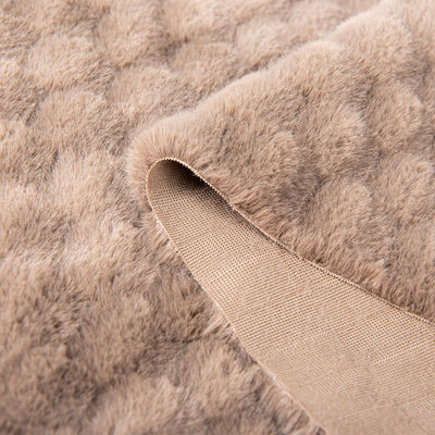 Tissu di pelliccia di coniglio finto per abbigliamento/tessile per la casa/slipper
