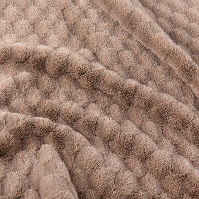 Tissu di pelliccia di coniglio finto per abbigliamento/tessile per la casa/slipper