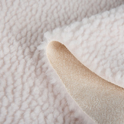 290±10gm Cappotto invernale in tessuto a guscio morbido con felpa di pelliccia di Teddy Sherpa