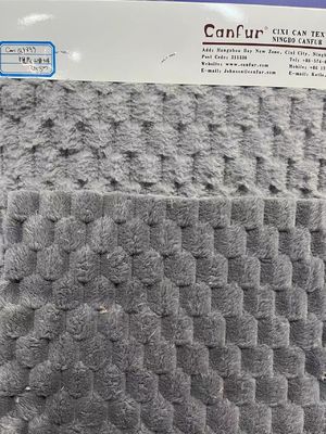 Tissu di velluto Sherpa morbido per coperte 100% poliestere