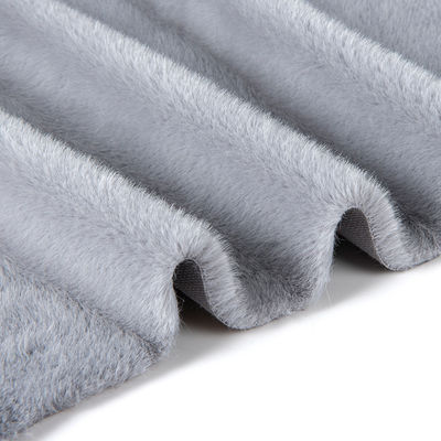 Peso medio 360 gm 100% poliestere pelliccia di coniglio tessuti di pelliccia finta per abbigliamento invernale