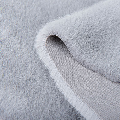Peso medio 360 gm 100% poliestere pelliccia di coniglio tessuti di pelliccia finta per abbigliamento invernale