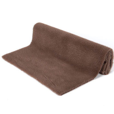 Peso medio 360 gm 100% poliestere pelliccia di coniglio tessuti di pelliccia finta per abbigliamento invernale