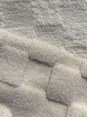 Tessuto di velluto a disegno Jacquard a maglia morbida per Shu Velveteen Double Side Mirco Sherpa