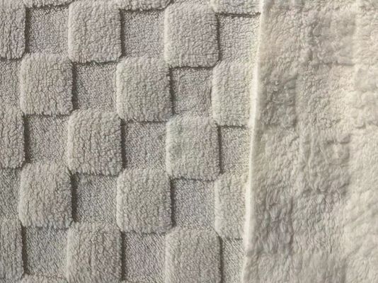 Tessuto di velluto a disegno Jacquard a maglia morbida per Shu Velveteen Double Side Mirco Sherpa