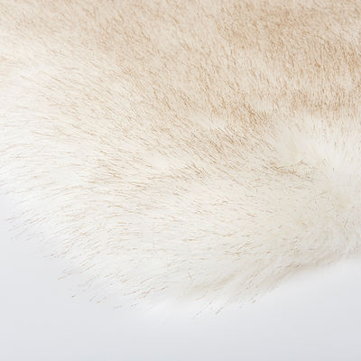 Peso elevato Tecnica di supporto a maglia di peluche Capelli lunghi Pile di pelliccia finta morbida per e tessuto