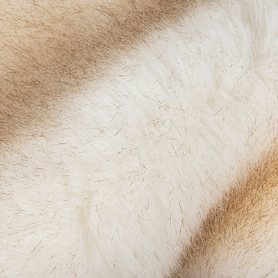 Peso elevato Tecnica di supporto a maglia di peluche Capelli lunghi Pile di pelliccia finta morbida per e tessuto
