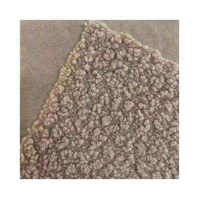 Tessuti a maglia di tessuto di velluto di peluche di tessuto a maglia morbido e resistente per tessile/abbigliamento/giocattoli per la casa
