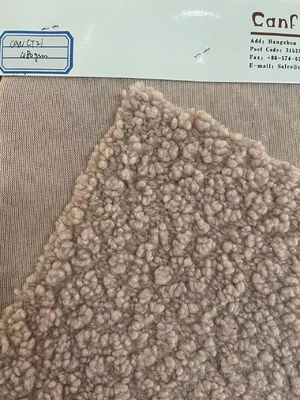 Tessuti a maglia di tessuto di velluto di peluche di tessuto a maglia morbido e resistente per tessile/abbigliamento/giocattoli per la casa