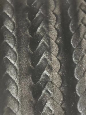 Soft Hand Feel False Black Coat con 1150g/m di peso e tecnici di supporto a maglia