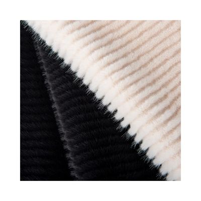 2024 Soft Cut Pile Short Fur Carpet Fabric con disegni e disegni personalizzati