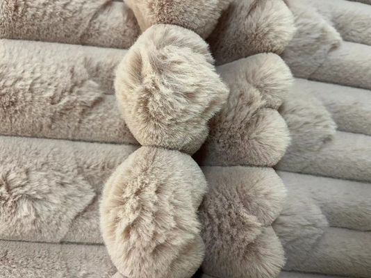Tessuti di pelliccia finta a pila corta morbida e resistente per tessili domestici